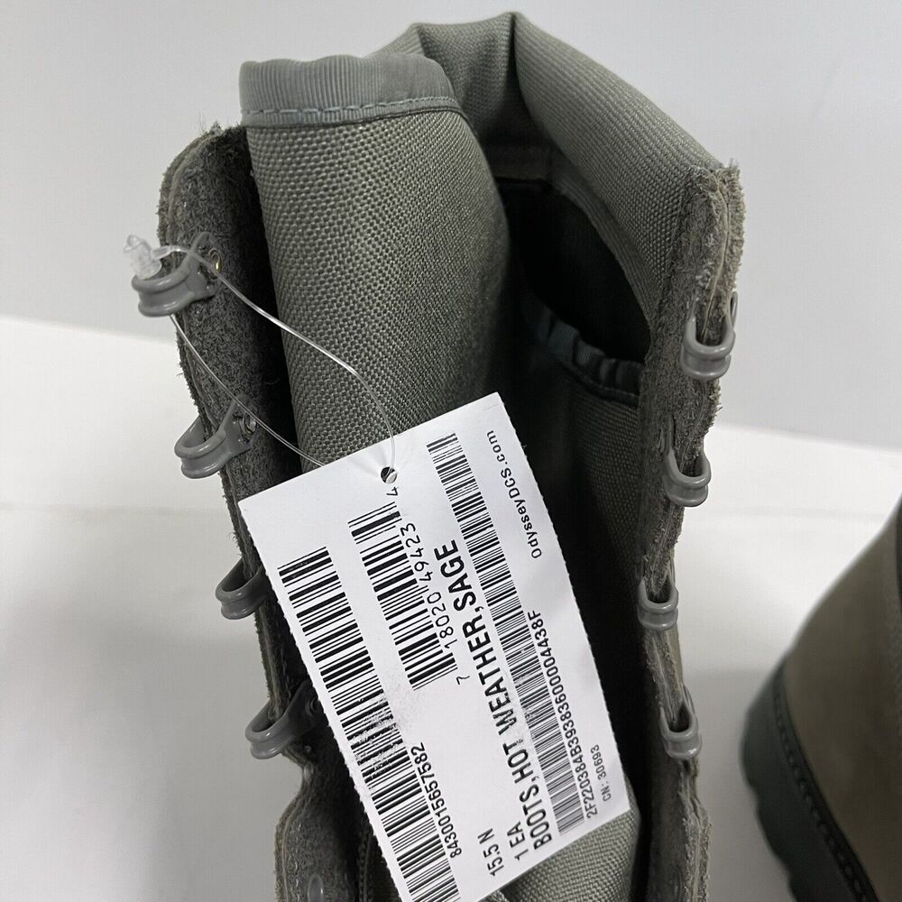 Thorogood Hot Weather Sage Steel Toe Boot Size 15 1/2 N RecycledFashionShopCom - Picture 7 of 16